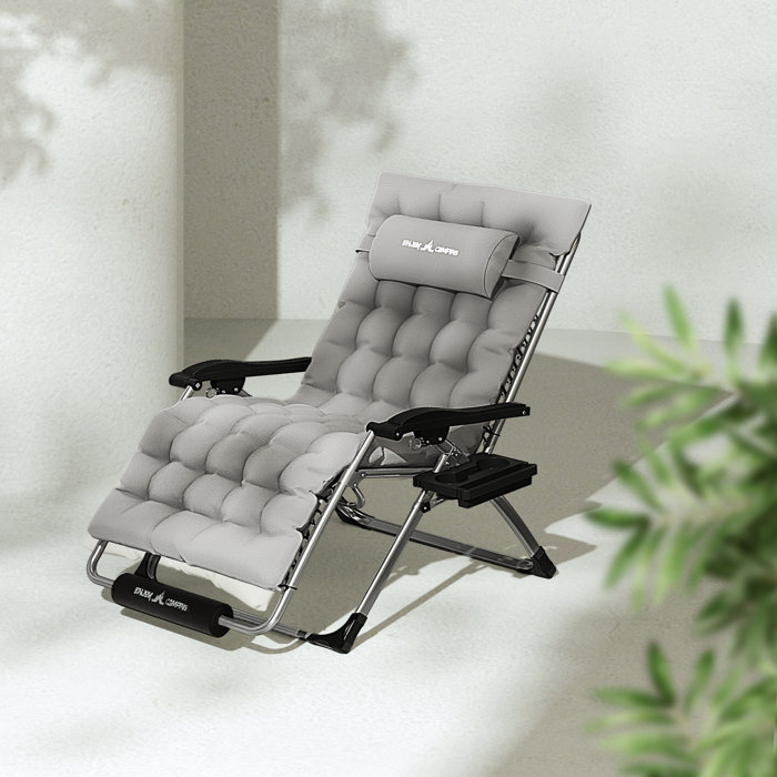 Freeport Park® Briella Folding Zero Gravity Chair with Cushions